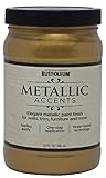 Rust-Oleum Metallic Accents 253607 Decorative 32-Ounce Quart Water Based One Part Metallic Finish Pa