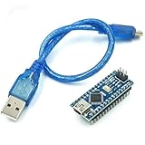 Nano開発ボード V3.0 ATMEGA328PB +Mini USBケーブル 高性能 Arduino互換 インターフェース ピンはんだ付け DIY電子キット 基板