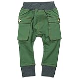 【秋冬春対応】 GARACH(ギャラッチ)ストレッチ裏毛長丈ジョッパーズ 95cm/Gn NO.AH-1632113