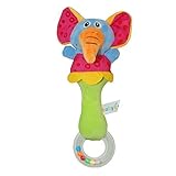 GYBER TM Baby Toy Animal Hand Stick Baby Rattle Hand Rattles Elephant [並行輸入品]