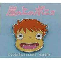 Amazon.co.jp: ponyo on the cliff pin batch ponyo : Clothing
