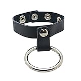 Dagly(TM) ステンレススチール+レザーボールケージ時間遅延指輪、男性は製品をYSに同時CK凛GS愛をYSするには