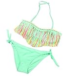 1setベビー女の子夏水着singleluciタッセルビキニ水着 カラー: グリーン