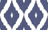 Graham & Brown Kelly Hoppen Style Kellys Ikat Wallpaper, Blue/White by Graham & Brown