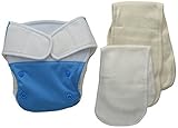 BabyKicks Premium Cloth Diaper Hook and Loop Closure, Azure by BabyKicks [並行輸入品]