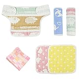 抱っこ紐 よだれカバー 胸当てよだれカバー 綿100％ ８重ガーゼ よだれパット 可愛い 吸湿速乾 細菌防止 ベビーギフト 出産祝い ６枚セット