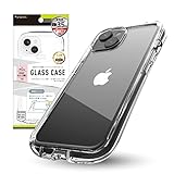 Simplism シンプリズム iPhone 14 / iPhone 13 [GLASSICA Round] 耐衝撃 背面ガラスケース TR-IP22M2-CGCR-CCCL