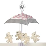 サツマイモスウィズルミュージカルモバイル、ピンク/グレー/ホワイト