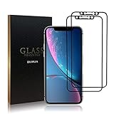 【2枚入り】【貼り付けキットPro付属】LEPLUS iPhone 11/iPhone XR ガラスフィルム「GLASS PREMIUM FILM」 平面オールガラス 超透明 LP-EIM19FGF