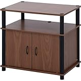 テレビラック/テレビ台 【ブラウン】 幅60cm 20型～26型対応 収納棚 扉付き収納 脚付き 『60S』