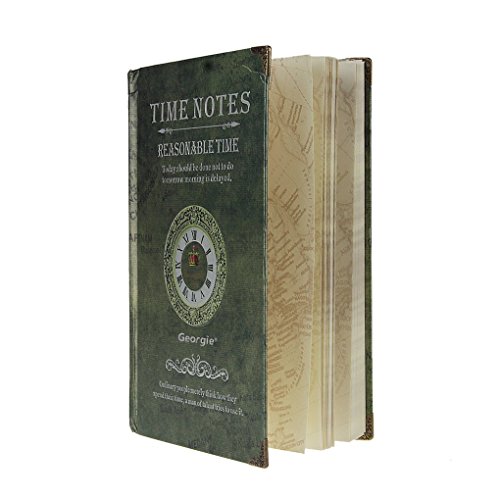 Bxt おしゃれ ノートブック A5 硬表紙 レトロ調 洋書風 メモ帳 手帳 日記 自由帳 デザイン 文房具 ビジネス オフィス ギフト グリーン 文具百貨