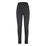 Zhhlinyuan 優れた品質とファッション Women's Maternity Leggings Warm Velvet Stretch Care Belly Pants Cotton for M