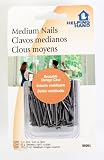 Helping Hand Assorted MediumストレートT溝Nails、3オンス 1 Pack