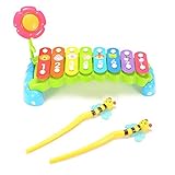 Acefun Rainbow 8-Note Hand Knock Xylophone Toy Baby Musical Toy [並行輸入品]