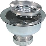 ProPlus gidds-122043長いシャンクSink Strainer、ステンレススチール