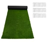 人工芝 芝丈40mm 1m×5m U字ピン30本付 ふわふわターフ エクセレント ふわふわ ふかふか 芝生 ドッグラン ベランダ お庭 マット