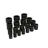 Urrea 74106 1/2-Inch Drive Impact Socket Set 19-Piece [並行輸入品]