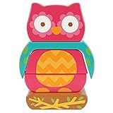 Stephen Joseph Mini Stacking Owl Puzzle [並行輸入品]