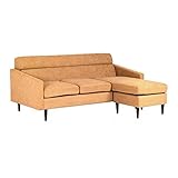 arne ソファー 3人掛け 肘付き 布張り ファブリック ローソファ コーナー リビング Thyme L字 PC-300-1 モカ