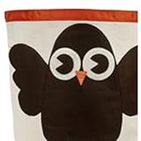 【MM-34】 アニマル 動物 おもちゃ ラウンド 収納 ボックス 赤ちゃんの おむつ ガーゼ タオル なども可愛く 収納 (フクロウさん)