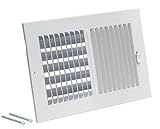 EZ-FLO 61662 Two-Way Sidewall/Ceiling Register [並行輸入品]