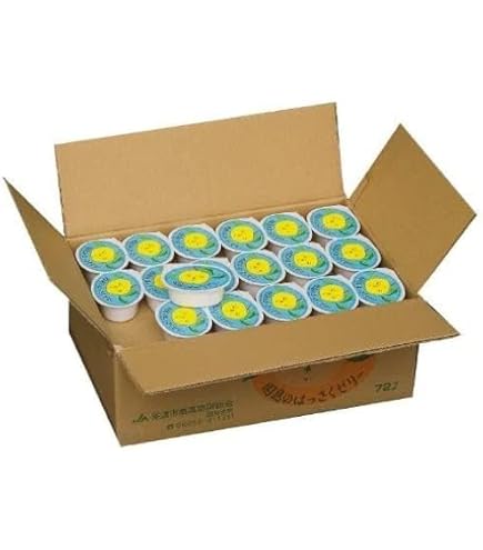 Amazon.co.jp: 因島産八朔の果肉入りゼリー【78g×12個】 : 食品・飲料