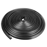 ＦＵＫＵＭＩＤＯ エアロモール ゴム ヘッドライト 車 ドア フェンダーモール ドアエッジ プロテクター 防水 t字 型 5ｍ 黒 ブラック 幅8mm