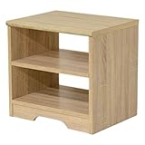 LITENStaD サイドテーブル ナイトテーブル オープンタイプ オーク LSD-01-STO-ok