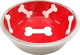 PLATZ PET SUPPLISES&FUN(プラッツ)犬用食器 マジェスティックボウル Mサイズ チェリーレッド