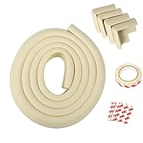 JNTworld コーナークッション ケガ防止 コーナークッション コーナーガード 赤ちゃん/ベビー/お子様やご年配の方 自由DIY テーブル/ベビーベッド/柱の角などにも 2m×2＋コーナーパット4