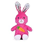 DODOLA 犬用おもちゃ 丈夫なぬいぐるみ クリンクルペーパー付き かわいいウサギのぬいぐるみ バニー きしむ犬のおもちゃ 犬 噛むおもちゃ 中型大型犬向け