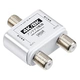 イーサプライ アンテナ分配器 4K対応 8K対応 BS/CS/地デジ/CATV対応 2分配器 入力ケーブル付き ケーブル長0.3m EZ5-AT005-IN03