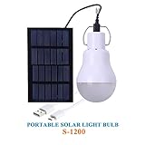 KK.BOL充電の電球太陽エネルギーソーラーLED電球のアップグレードポータブル1.2W 130LM 800mAバッテリソーラーLEDライトランプ室内緊急リーディングと屋外ハイキングキャンプテント照明