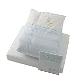 東京西川 ベビーパフ機能シリーズ ラ・モルフェ® 二重ガーゼ羽毛カバーリング組ふとん ブルー LRA7001073-B