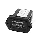 DealMux SYS DC12V-36V産業クォーツ電子累積累積タイマーブラック