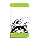 スマ通 Google Pixel 9a 対応 ケース 手帳 タイプ 携帯 けーす カード収納付き cat 猫 ねこ 横置き ストラップ穴 マグネット かっこいい ピクセルナインエー用 Softbank Google Pixel 9a (B.グリーン) vc-578_sp