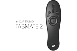 【iPad / iPhone対応】CLIP STUDIO TABMATE 2（クリップスタジオタブメイト2）ワイヤレスの片手入力デバイス どのデバイスでも使えて作業効率向上 絵を描くのがもっとラクに、もっと楽しくなる