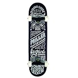 【スペイン発 世界ランカー愛用ブランド】 [ミラーディヴィジョン] MILLER DIVISION スケートボード 子ども 大人 コンプリート 完成品【国内正規代理店品 メーカー保証 】 (CHALKBOARD 30.5×7.5インチ)