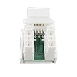 ホワイトネットワーキングのCAT5e RJ45コネクタモジュール