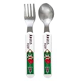 Baby Fanatic Fork and Spoon Set, Los Angeles Angels by Baby Fanatic [並行輸入品]