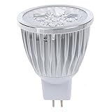SODIAL(R) MR16 5W LED植物成長ライト　水耕栽培省エネランプ　4赤　1青　室内の花植物、温室野菜成長の為　DC12 - 24V