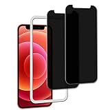 【2枚セットのぞき見防止】KPNS 日本素材製 覗き見防止 iPhone12 / iPhone12 Pro 用 ガラスフィルム 強化ガラス 