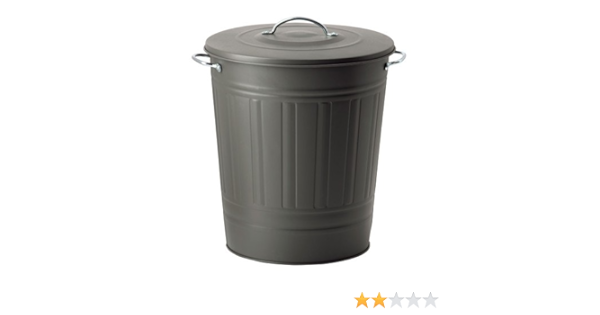 Amazon Ikea イケア Knodd ふた付き容器 グレー 50315314 フタ付きゴミ箱 オンライン通販