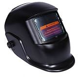 アルゴンアーク　自動フィルター溶接マスク シンプルブラック