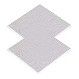 YTGZSセラミックファイバー断熱ボードピザオーブン用耐火断熱ボード薪ストーブ鍛造キルン炉食器洗い機長さ300mm幅300mm、2個,Thickness 10mm