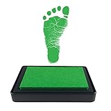 ReignDropBaby's Baby Safe Reusable Hand & Foot Print Ink Pads (Green) [並行輸入品]