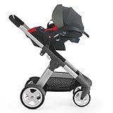 ストッケ クルージ トラベルシステムセット シャーシ + ISOFIX対応カーシート:レッド 【2個口】