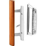 プライムライン製品143532 Slidingパティオドアハンドルセット、ホワイト 1 ホワイト 143532 1