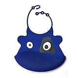 Tonsee ベビー 赤ちゃん ビブ ソフトシリコン 防水 ランチビブ お食事用 かわいい カートゥーン