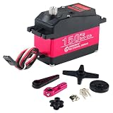 DIYmall 150KG DS51150 デジタルRCサーボ フルメタルギア 270度 12V 防水 IP66 18Tサーボアーム付き バハカー 1/5 RCカー用